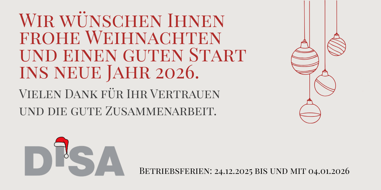 Frohe Weihnachten und einen guten Start ins neue Jahr 2026